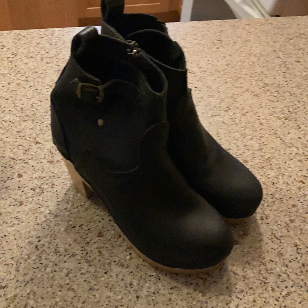 BUCKLE BOOT black leather no.6